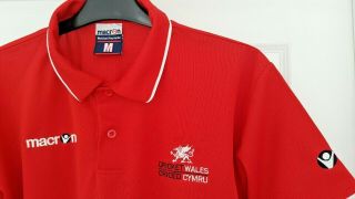 Rare Cricket Wales/Criced Cymru - Polo Shirt/Jersey - Adult - Medium - M 2
