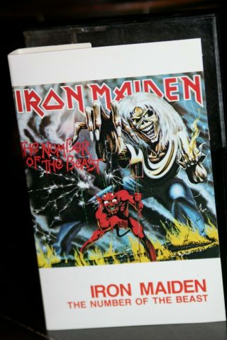 Rare 1982 Iron Maiden The Number Of The Beast Cassette Emi Canadian