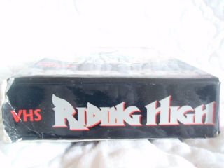 RIDING HIGH VHS RARE BIG BOX EDDIE KIDD BIKER STUNT MAN ACTION U.  K.  ROCK MUSIC 3