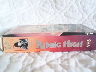 RIDING HIGH VHS RARE BIG BOX EDDIE KIDD BIKER STUNT MAN ACTION U.  K.  ROCK MUSIC 5