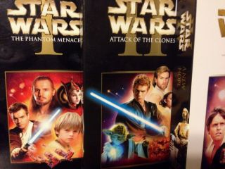 Star Wars™ THE COMPLETE SAGA Final Release VINTAGE RARE Saga Artwork VHS HTF SET 4
