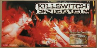 Killswitch Engage Rare 2002 Promo Poster Of Alive Cd 24 X 12 Usa Never Displayed