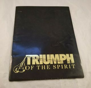 Triumph Of The Spirit Rare Folder With Press Synopsis Willem Dafoe