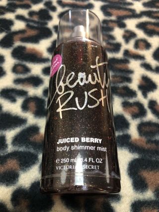 Rare Victoria’s Secret Beauty Rush Juiced Berry Body Shimmer Mist