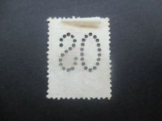 Kangaroo Stamps: 4d Orange Large Perf OS 1st Watermark - Rare (d231) 2