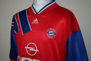 Adidas Bayern Munchen Munich Football Jersey Shirt L/xl 1993/1995 Home Rare Top