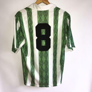 Very Rare Vintage 90s Umbro Match Worn Football Shirt Jersey 8 Size L