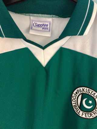 Pakistan Football Shirt Very Rare Large