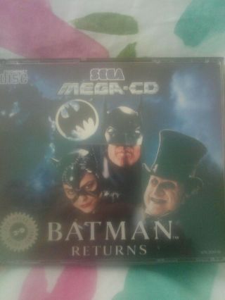 Batman Returns Sega Mega Cd - Rare Retro Computer Game