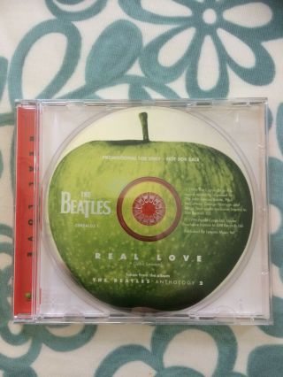 The Beatles Real Love Rare 1 Track Usa Promo Cd Single (cdrealdj1) 1996 Apple