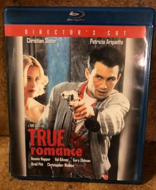 True Romance (blu - Ray Disc,  2009) Rare Oop Out Of Print