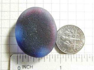 1 Multi XL Medallion Pink Blue 0.  31oz JQ RARE Seaham English Sea Glass 4