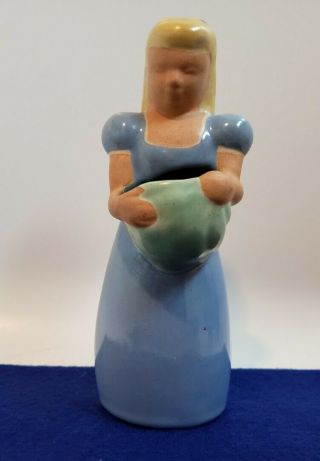 Rare Frankoma Figurine 701 Girl Gardener 6 "