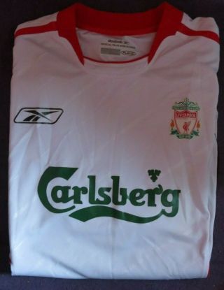 Liverpool Fc Away Football Shirt 2005/2006 Size Uk Large 42 - 44 " Rare Vintage