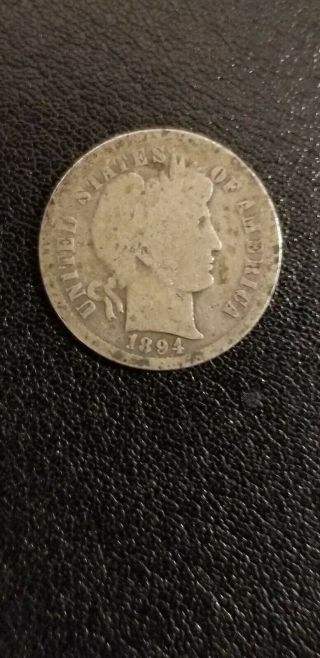 1894 O Barber Silver Dime Rare Key Date Coin