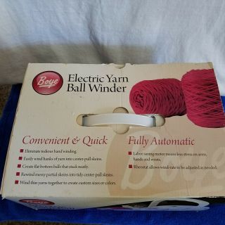 Boye Electric Yarn Ball Winder - Rare with Box 2