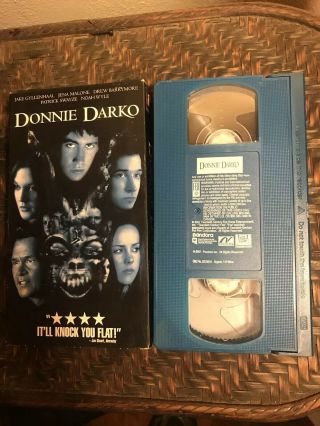 Donnie Darko With Rare Blue Blockbuster Vhs Tape