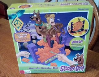 Scooby - Doo Hold On Game Pressman 100 Complete Rare & Fun