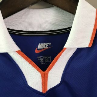 Holland Netherlands Vtg Football Shirt Jersey Large L Nike Rare Away 2