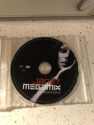 Mega Rare Janet Jackson Tiawan Promo 1track Remix Promo Dvd Video