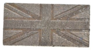 Rare Flag Of United Kingdom.  925 Sterling Silver - Bar Limited Edition 459