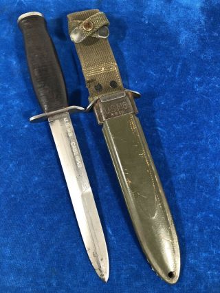 Rare Ww2 Theatre Made Us M3 Case Blade Date Trench / Fighting Knife Wwii