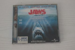 Jaws (1975) Steven Spielberg Roy Scheider Turkish Rare Hard To Find Vcd