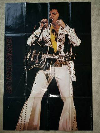 Elvis Presley Rare Poster.  Roadshow Merchandise 42 " X 29 " Rare Poster 1973