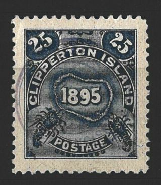 Clipperton Island,  Usa,  1895,  Rare Local Issue