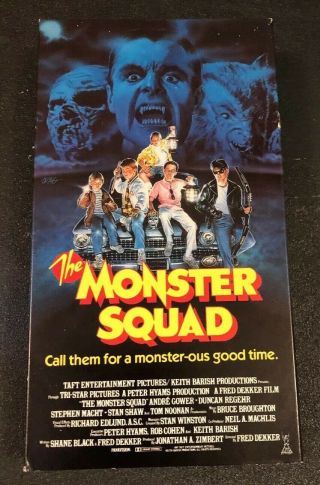 The Monster Squad (1987 Vestron Vhs) 1980s Horror Film Rare