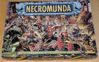 Necromunda 100 Complete 1995 Core Box Set Rare Oop Warhammer 40k