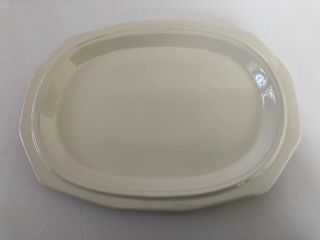 Rare Pfaltzgraff Heritage White - 14 " Oval Serving Platter