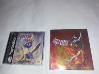 Spyro The Dragon (sony Playstation 1,  1998) Black Label Plus Rare Demo