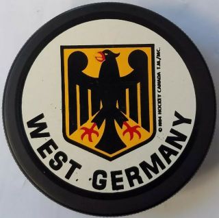 1984 West Germany General Tire Slug Canada Vintage Official Game Puck Rare Gem
