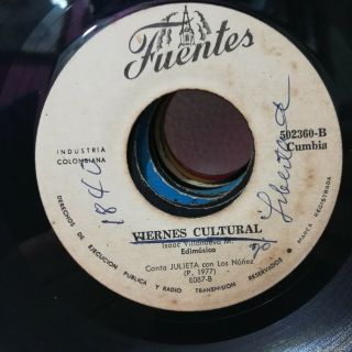 Julieta Viernes Cultural Rare Cumbia 163 Listen