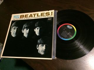 The Beatles Meet The Beatles Lp Capitol T 2047 Rare 1964 Hold Your Hand Saw Her