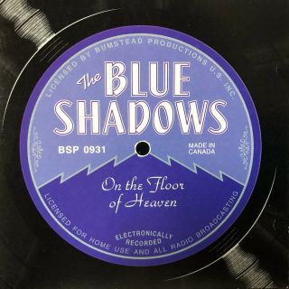 The Blue Shadows – On The Floor Of Heaven Cd Rare Canadian Country