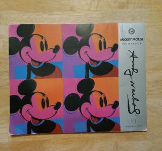 Andy Warhol Mickey Mouse 6 Prints Complete Portfolio Rare