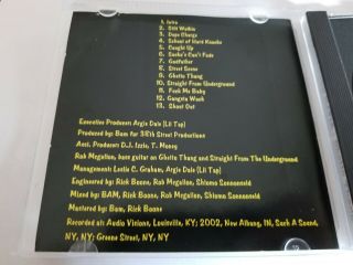 Rare OOP 1994 Louisville,  Ky G - Funk Rap Cd By Undaground Mafia Ghetto Thang 2