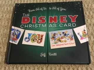 The Disney Christmas Card Book - W/ 12 Removable Rare Holiday Cards D23
