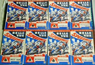 Speedway Programmes Belle Vue (36) Very Rare From 1954/55