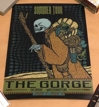 Dead & Company Poster The Gorge 6 - 7 6 - 8 - 2019 Grateful Dead Rare