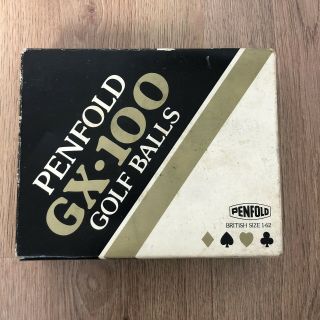 Rare Vintage 12x Penfold Gx - 100 Golf Balls And Boxes Old Stock