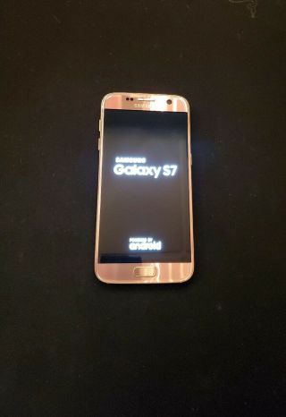 Samsung Galaxy S7 Sm - G930a 32gb Rare Rose Gold (at&t Gsm)