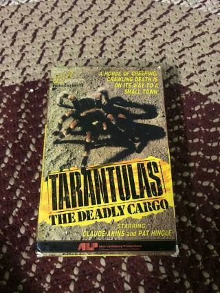 Tarantulas The Deadly Cargo Horror Sov Slasher Rare Oop Vhs Big Box Slip
