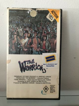 The Warriors Vhs 1979 Thriller Rare Find