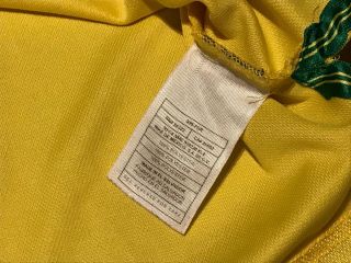 RARE Vintage World Cup Brazil Football Soccer Nike Home Jersey Adult Size XL 5