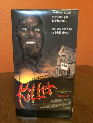 Killer Horror Vhs Rare Electro Gore Htf 89’ T&t Serial Killer