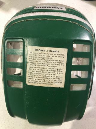 Vinatge Cooper SK 100 Jr Helmet Rare Green 2