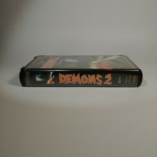 Demons 2 VHS Dario Argento Rare Horror Anchor Bay 1986 Nightmare Dead Sleepaway 3